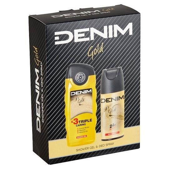 Kazeta Denim Gold deo+spg. | Kosmetické a dentální výrobky - Pánská kosmetika - Dárkové kazety